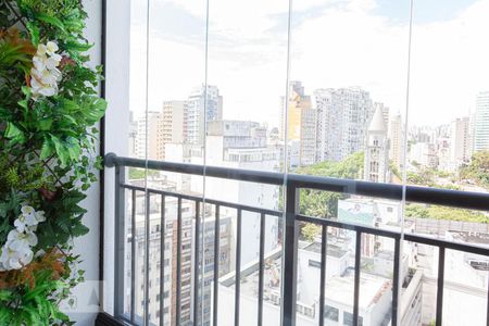 Varanda da Sala de kitnet/studio para alugar com 1 quarto, 30m² em República, São Paulo