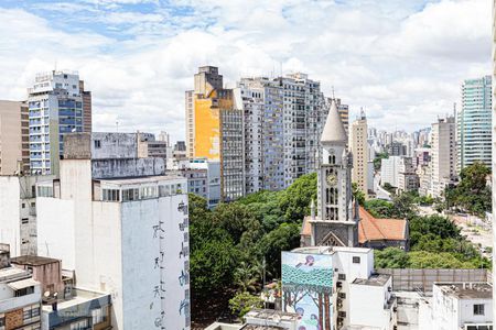 Vista da Varanda de kitnet/studio para alugar com 1 quarto, 30m² em República, São Paulo