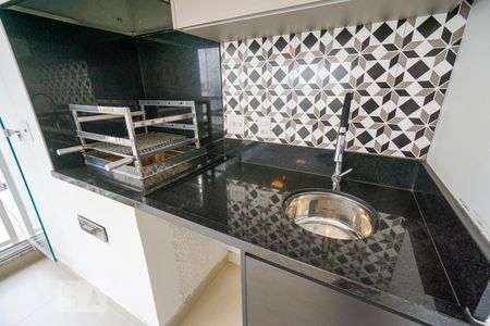 Pia e churrasqueira de apartamento para alugar com 3 quartos, 107m² em Tatuapé, São Paulo