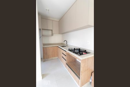 Cozinha de kitnet/studio para alugar com 1 quarto, 40m² em Carvoeira, Florianópolis