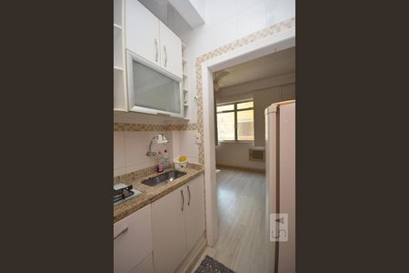 Cozinha de kitnet/studio à venda com 1 quarto, 30m² em Glória, Rio de Janeiro
