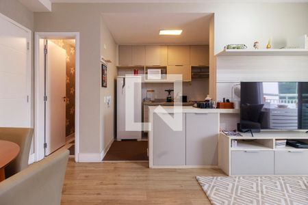 Sala de apartamento para alugar com 1 quarto, 49m² em Vila Cordeiro, São Paulo