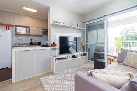 Sala de apartamento para alugar com 1 quarto, 49m² em Vila Cordeiro, São Paulo