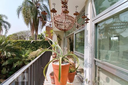 Varanda da Sala de casa à venda com 3 quartos, 550m² em Jardim Guedala, São Paulo