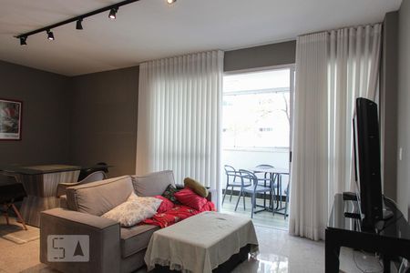 Sala de apartamento para alugar com 2 quartos, 80m² em Santo Antônio, Belo Horizonte