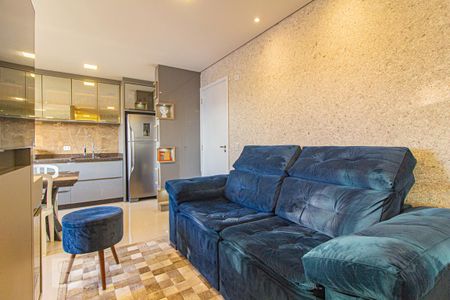 Sala de apartamento para alugar com 2 quartos, 56m² em Santa Quiteria, Curitiba