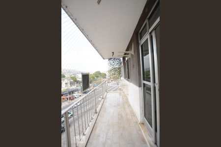 Varanda da Sala de apartamento à venda com 3 quartos, 110m² em Vaz Lobo, Rio de Janeiro