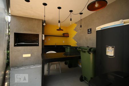 Studio para alugar com 26m², 1 quarto e sem vagaChurrasqueira