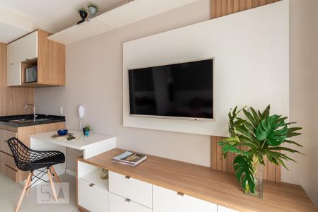 Studio de kitnet/studio para alugar com 1 quarto, 28m² em Indianópolis, São Paulo