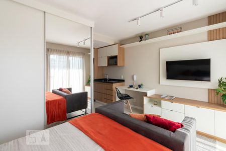 Studio de kitnet/studio para alugar com 1 quarto, 28m² em Indianópolis, São Paulo