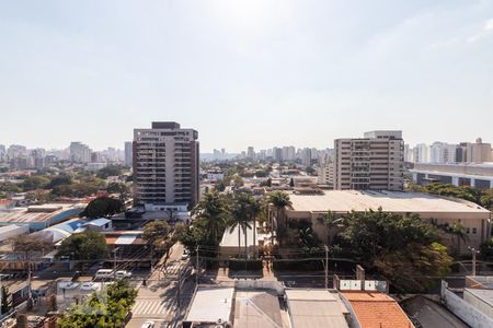 Vista de kitnet/studio para alugar com 1 quarto, 28m² em Indianópolis, São Paulo