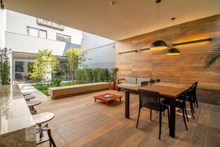 Studio para alugar com 28m², 1 quarto e sem vagaChurrasqueira