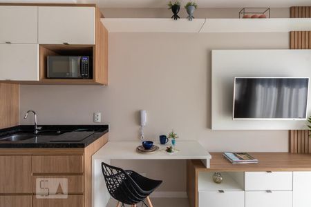 Studio de kitnet/studio para alugar com 1 quarto, 28m² em Indianópolis, São Paulo