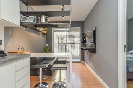 Sala de apartamento à venda com 1 quarto, 28m² em República, São Paulo