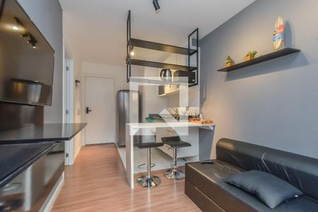 Sala de apartamento à venda com 1 quarto, 28m² em República, São Paulo