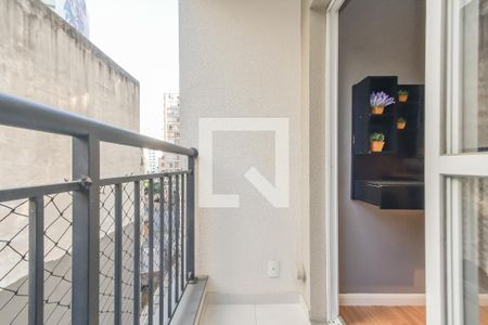 Varanda de apartamento à venda com 1 quarto, 28m² em República, São Paulo