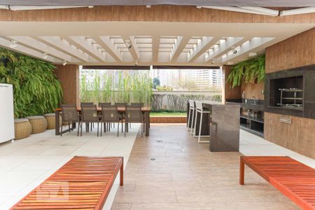 Apartamento à venda com 43m², 1 quarto e 1 vagaChurrasqueira