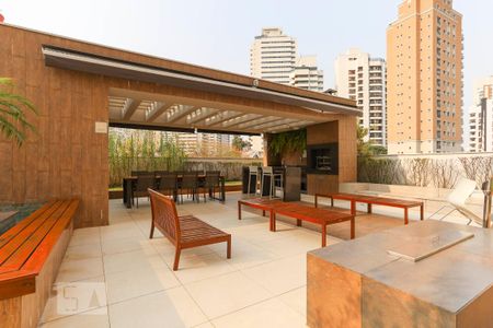 Apartamento à venda com 43m², 1 quarto e 1 vagaChurrasqueira