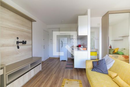 Sala de apartamento para alugar com 1 quarto, 35m² em Real Parque, São Paulo