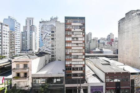 Sala - Vista de apartamento para alugar com 1 quarto, 28m² em Vila Buarque, São Paulo