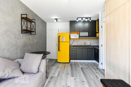 Sala de apartamento para alugar com 1 quarto, 28m² em Vila Buarque, São Paulo