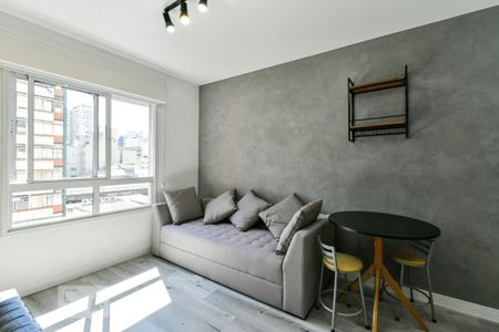 Sala de apartamento para alugar com 1 quarto, 28m² em Vila Buarque, São Paulo