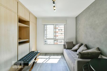 Sala de apartamento para alugar com 1 quarto, 28m² em Vila Buarque, São Paulo