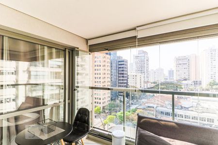 Studio à venda com 29m², 1 quarto e 1 vagaVaranda