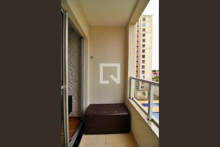 Varanda da Sala de apartamento à venda com 2 quartos, 64m² em Utinga, Santo André