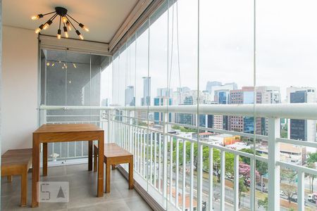 Varanda de apartamento à venda com 2 quartos, 63m² em Brooklin Paulista, São Paulo