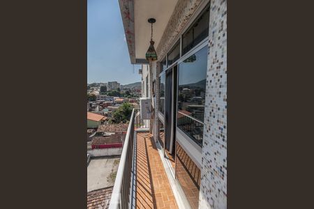 Varanda da Sala de apartamento à venda com 3 quartos, 80m² em Taquara, Rio de Janeiro