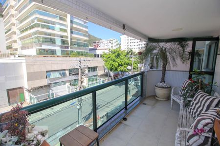 Varanda da Sala de apartamento para alugar com 2 quartos, 82m² em Botafogo, Rio de Janeiro