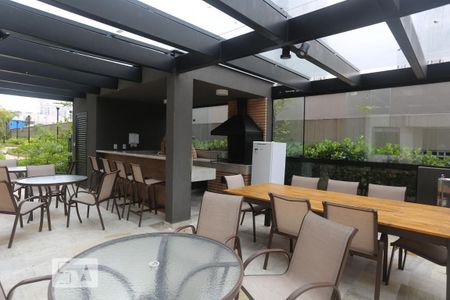 Apartamento para alugar com 65m², 1 quarto e 2 vagasÁrea comum - Churrasqueira