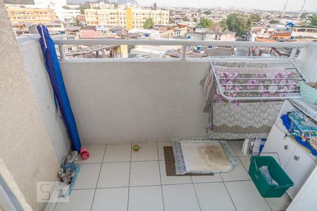 Varanda da Sala de apartamento à venda com 3 quartos, 85m² em Taquara, Rio de Janeiro