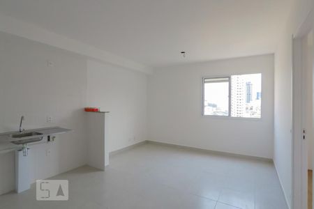 Cozinha integrada a sala de apartamento para alugar com 1 quarto, 32m² em Cambuci, São Paulo