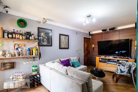 Sala de apartamento para alugar com 2 quartos, 60m² em Parque São Vicente, Santo André