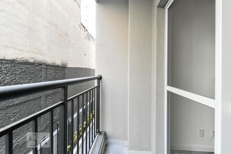 Varanda de apartamento para alugar com 1 quarto, 28m² em República, São Paulo