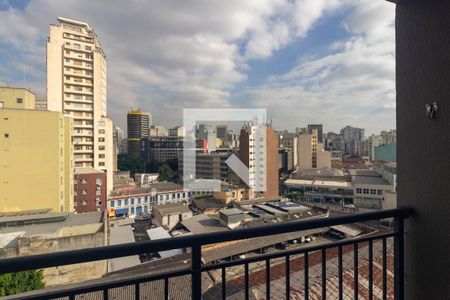 Varanda de kitnet/studio para alugar com 1 quarto, 27m² em Centro, São Paulo