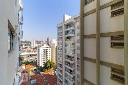 Vista da sacada de apartamento à venda com 2 quartos, 80m² em Cambuí, Campinas