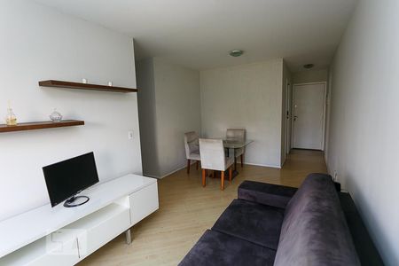 sala  de apartamento à venda com 2 quartos, 63m² em Vila Andrade, São Paulo
