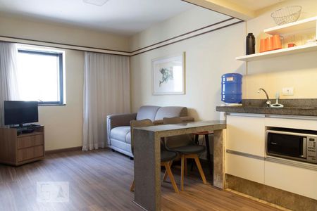 Sala de kitnet/studio para alugar com 1 quarto, 40m² em Jardim Paulista, São Paulo