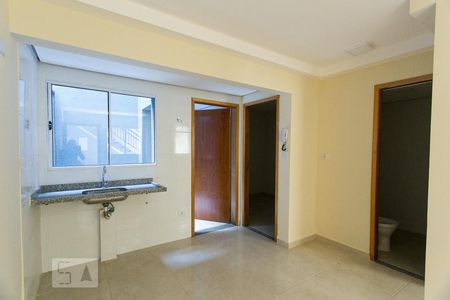 Sala/Cozinha de apartamento à venda com 2 quartos, 34m² em Vila Regente Feijó, São Paulo