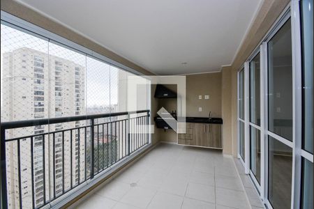 Varanda da Sala de apartamento para alugar com 3 quartos, 106m² em Jardim Flor da Montanha, Guarulhos