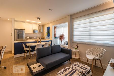 Sala de apartamento para alugar com 1 quarto, 47m² em Alphaville Empresarial, Barueri