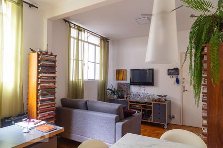 Sala de apartamento à venda com 2 quartos, 90m² em Santo Antônio, Belo Horizonte