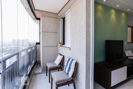 Varanda Sala de apartamento para alugar com 2 quartos, 58m² em Água Branca, São Paulo