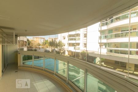 Varanda da Sala de apartamento para alugar com 2 quartos, 87m² em Barra da Tijuca, Rio de Janeiro
