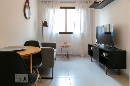 Sala de apartamento para alugar com 1 quarto, 25m² em Vila Buarque, São Paulo