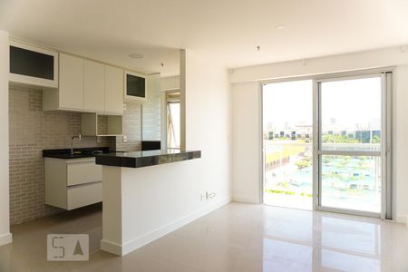 Sala/Cozinha e Área de Serviço de apartamento à venda com 2 quartos, 60m² em Barra da Tijuca, Rio de Janeiro