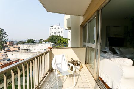 varanda  de apartamento à venda com 4 quartos, 221m² em Vila Sonia,, São Paulo
